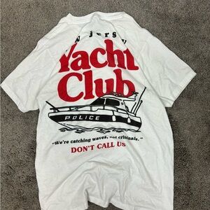White urban‎ outfitters yacht club tshirt
